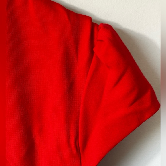 NWT New York & Company Women's stunning RED Midi Dress Size 12 Business, Party - Picture 4 of 10